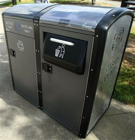 Bigbelly Solar Powered Smart Waste And Recycling System