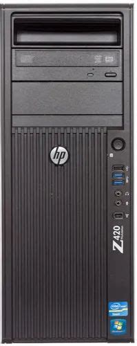 Black Intel Xeon Refurbished Z420 HP Workstation For Corporate Office