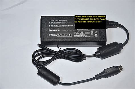 *Brand NEW*EDAC EDACPOWER ELEC.24V 2.5A EA10681P-240 AC DC ADAPTER ...