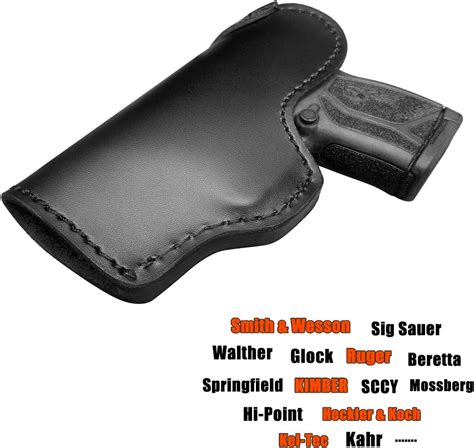 Iwb Fundas De Cuero Para Pistolas Peque As Ruger Lcp Lcp Max Lcpii