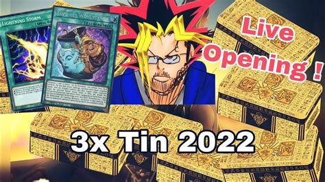 Yu Gi Oh 2022 Tin Of The Pharaohs Gods FGD Live Openining So Vieel