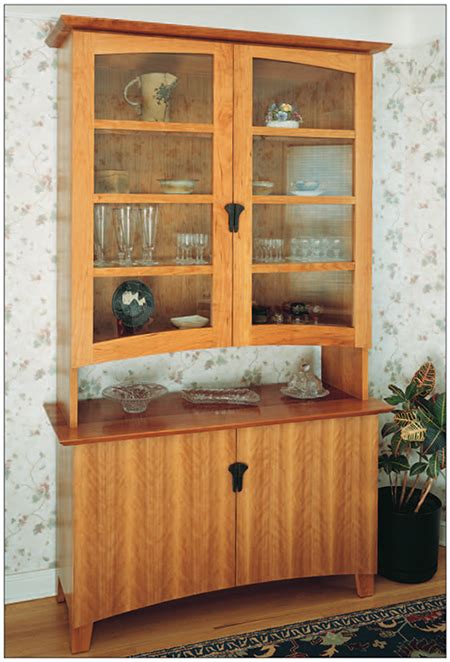 Cherry China Cabinet Plans Woodworking Edge