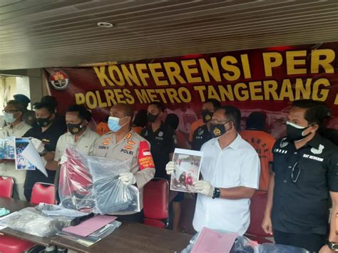 Enam Orang Jadi Tersangka Aksi Demo Anarkis Di Tangerang Republika Online