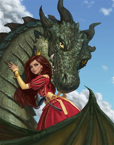 ArtStation - Princess and Dragon