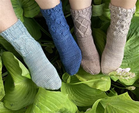 Ravelry: Four Cable Socks pattern by Irina Poludnenko