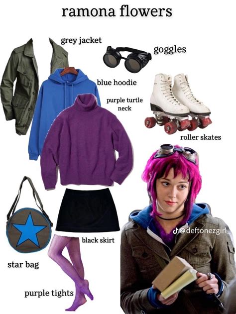 Ramona Flowers Movie Inspired Outfits Pretty Halloween Costumes