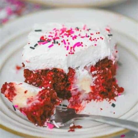 Easy Dreamy Red Velvet Cream Cheese Poke Cake Artofit