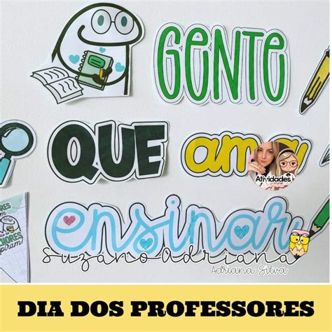 Kit Dia Dos Professores Flork Loja Atividades Suzano