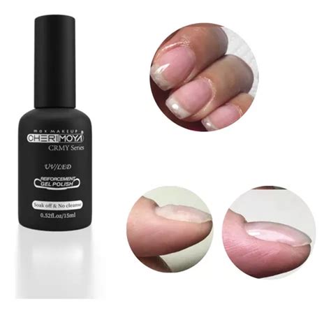 Base Kapping Reinforcement Gel Polish Cherimoya Transparente MercadoLibre