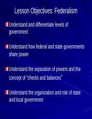 Understanding Federalism Levels Of Government Powers Sharing