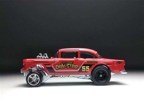 CHEVY Bel Air GASSER Hot Wheels Custom Real Rubber Tires Etsy
