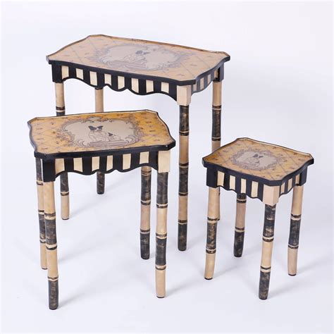 Dog Themed Nesting Tables For Sale At 1stdibs Dog Stacking Table Dog