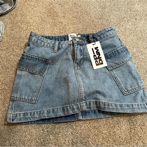 Princess Polly Denim Cargo Skirt Originally Depop