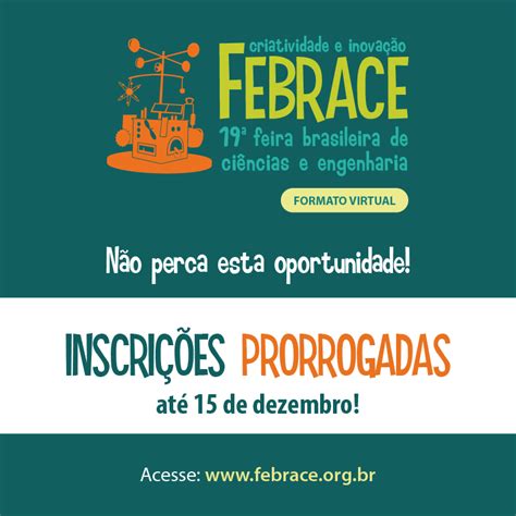 Febrace Feira Brasileira de Ciência e Engenharia recebe inscrições até