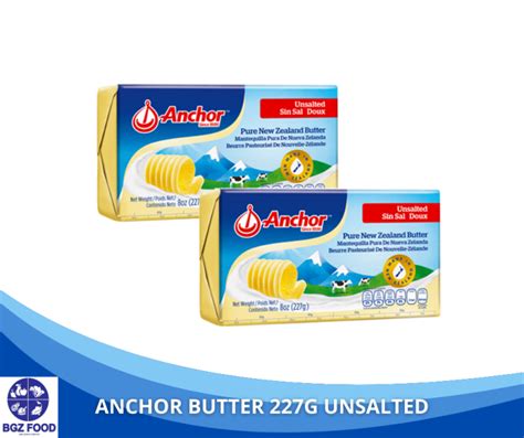 BGZ FOOD ANCHOR BUTTER 227G UNSALTED SALTED Lazada PH