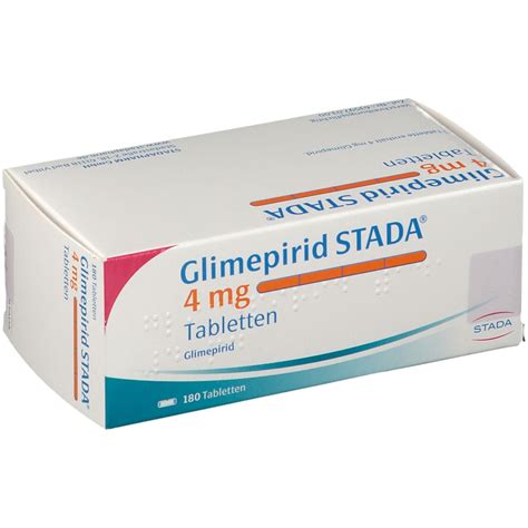 Glimepirid STADA 4 Mg 180 St Mit Dem E Rezept Kaufen Shop Apotheke