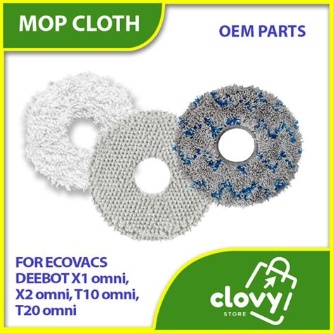 Jual Mop Cloth For Ecovacs Deebot Ozmo X Omni X Omni T Omni T