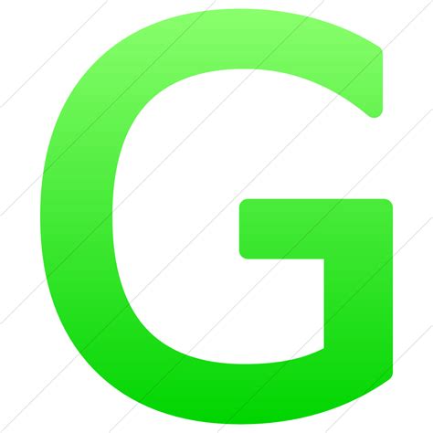 Icon Letter G Symbol Png Transparent Background Free Download 21713