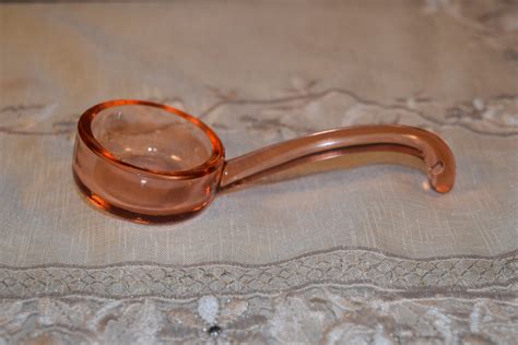 Pink Cambridge Glass Ladle Vintage Cambridge Pink Depression Mayonnaise