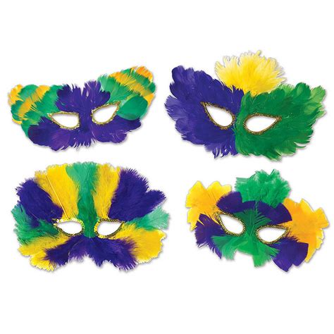 Beistle - Mardi Gras Masks - 12 Pack | Oriental Trading