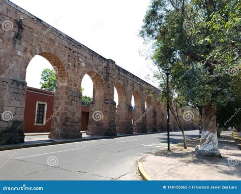 Old Aqueduct In The City Of Morelia Michoacan Travel And Tourism In