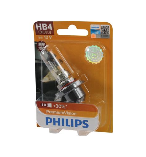 Genuine PHILIPS Premium Vision Headlight HB4 Globe 12V 55W P22D ...