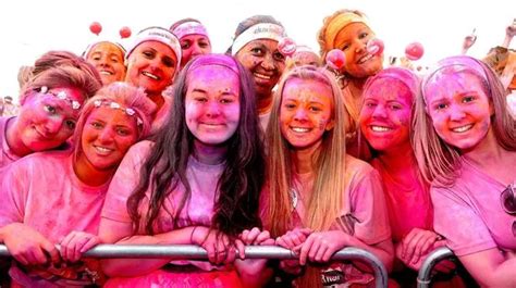 Colour Run Thousands Daub Themselves In Bright Powder For The Happiest 5k On The Planet