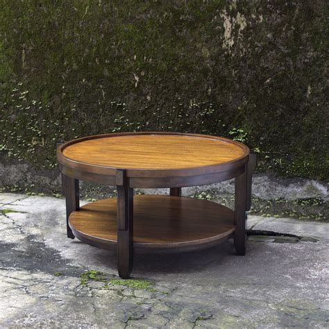 Uttermost Uttermost Sigmon Round Wooden Coffee Table 25819 From Sigmon