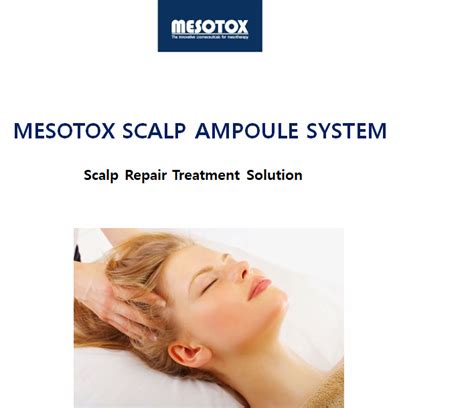 MESOTOX SCALP SOLUTION SKIN CARE AMPOULE SYSTEM Korean Cosmetic, Skin ...
