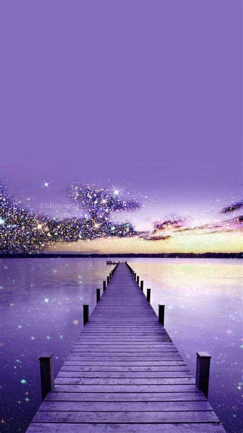 Purplesea Purple Sea Minooyaa Khoshi Gilttery Pretty Wallpapers