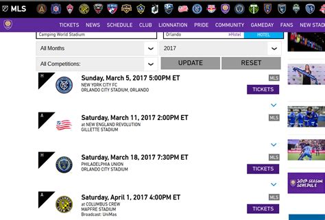 Orlando City Soccer Releases 2017 MLS Schedule