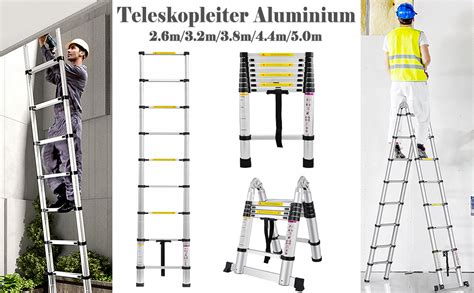 Aufun Teleskopstege M Aluminiumstege F Llbar Stege Halkfri