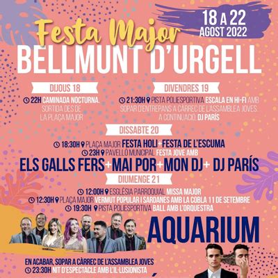 Festa Major De Bellmunt D Urgell