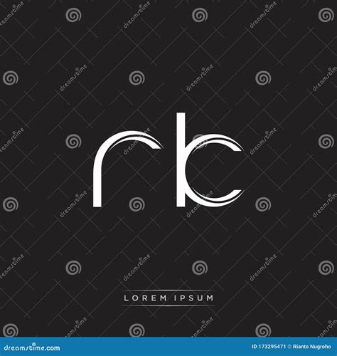 Rk Initial Letter Split Lowercase Logo Modern Monogram Template