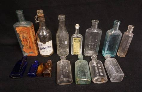 15 Antique Bottles