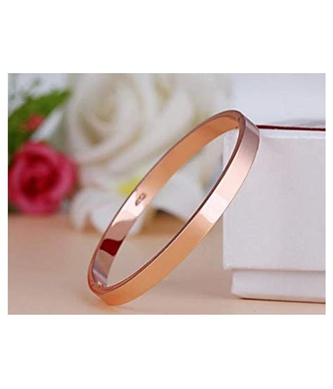 Stylish Teens Beautiful Plain Rosegold Bracelet For Women And Girls Buy Stylish Teens Beautiful