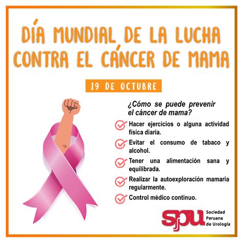 DÍA MUNDIAL DE LA LUCHA CONTRA EL CÁNCER DE MAMA Sociedad Peruana de