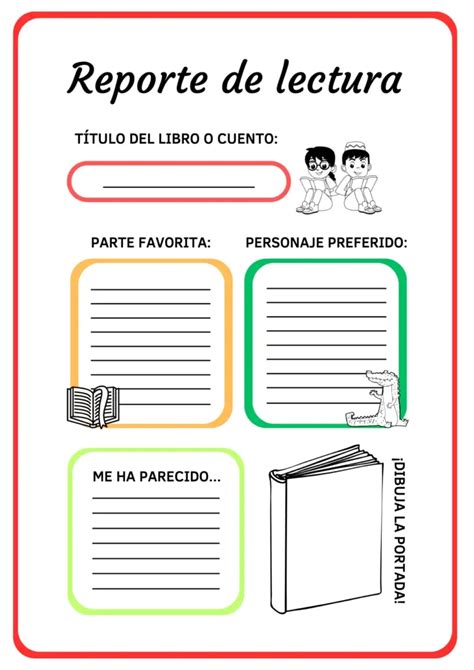 Reporte De Lectura Preescolar Ejemplos Y Formatos