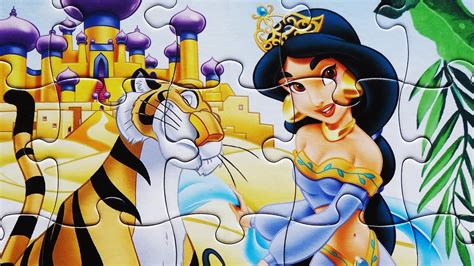 Jasmine Jigsaw Disney Princess Games Puzzle For Kids Rompecabezas De