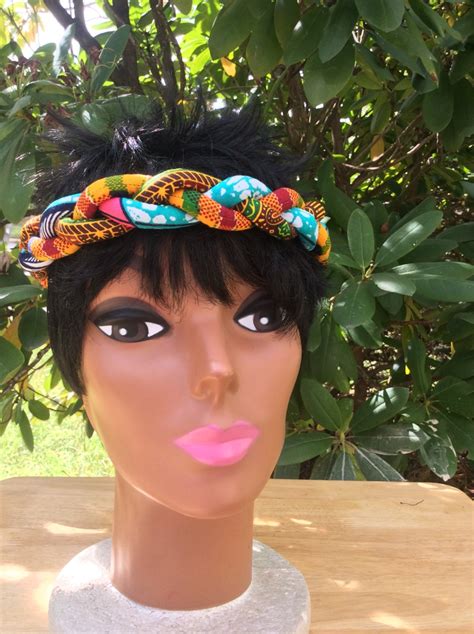 Ankara Rope Headband African Head Band African Jewelry Etsy