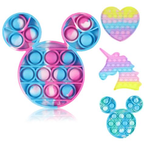 Disney Mickey Minnie Mouse Popping Fidget Toys Its Anti Stress Push