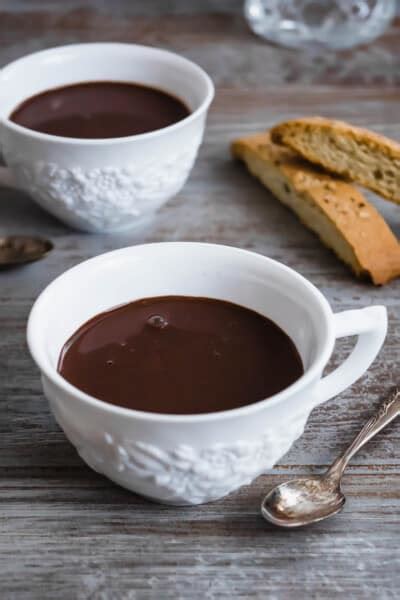 Italian Hot Chocolate Cioccolato Caldo The Mediterranean Dish