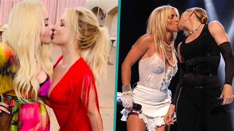 Britney Spears And Madonna Hot Lesbian Kiss 2022 8 Photos The Fappening