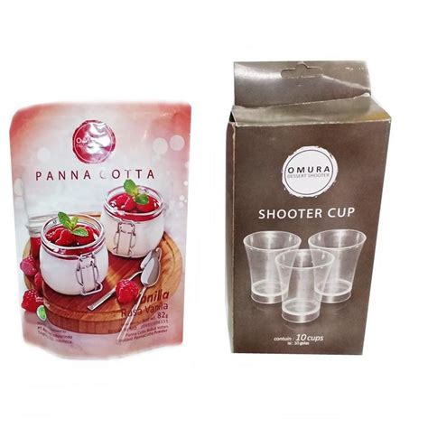 Jual Harga Khusus Paket Omura Panna Cotta Pannacotta Shooter Cup