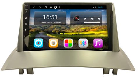 Штатная магнитола Zenith Renault Megane 2 - Рено Меган 2, Android 10, 8 ...