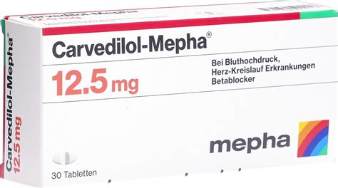 Carvedilol Mepha Tabletten 12 5mg 30 Stück in der Adler Apotheke