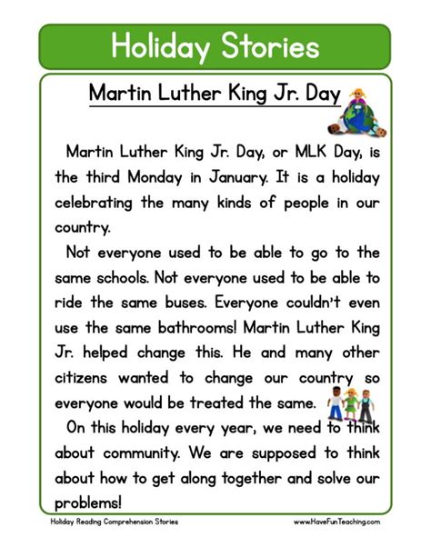 Martin Luther King Jr Worksheets Have Fun Teaching