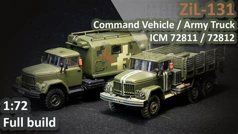 Zil 131 Command Vehicle Zil 131 Army Truck ICM 1 72 Full Build