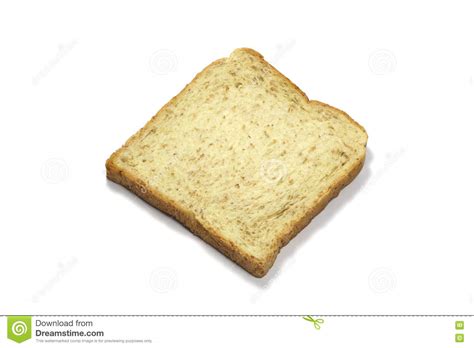 Square Slice Of Fresh Whole Grain Meal Bread Detailed Bread Texture