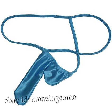 Men Long Bulge Pouch Elastic G String Fitness Posing Underwear Hot Micro Thong Ebay